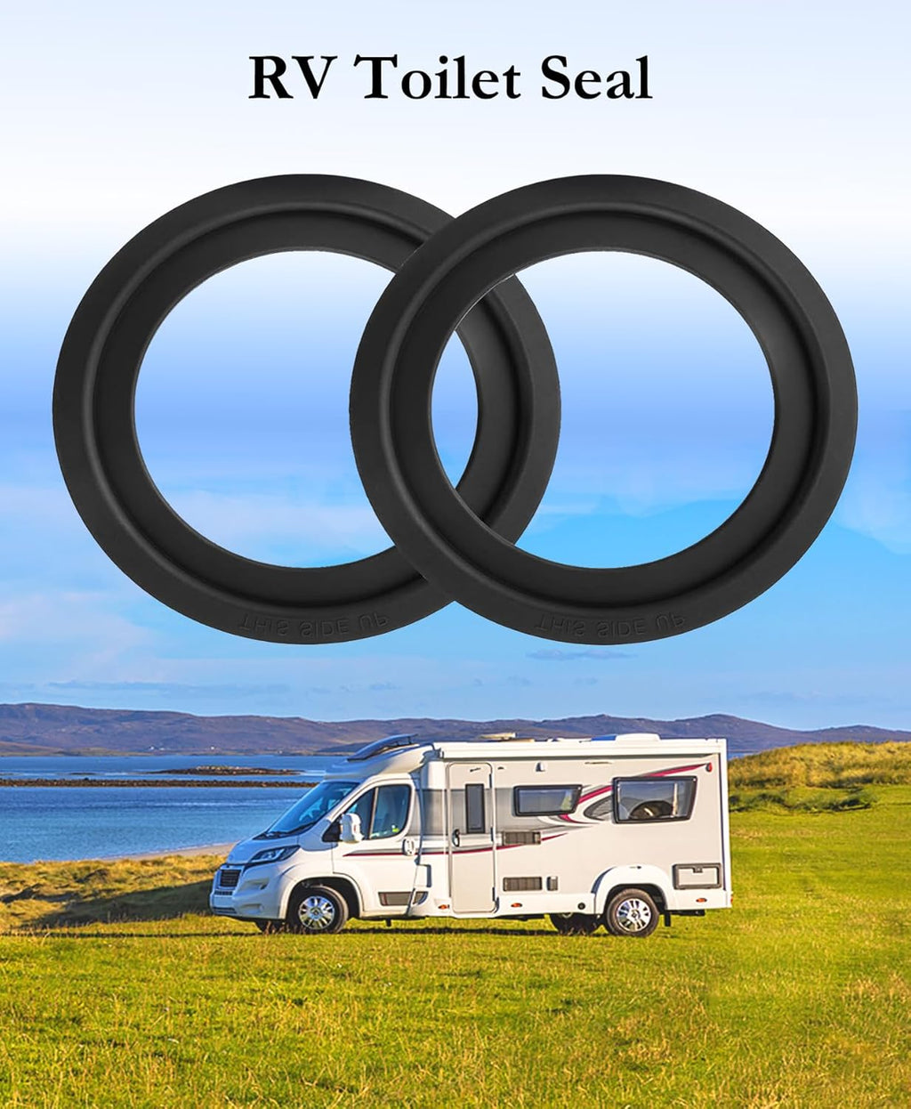 RV Toilet Seal Replacement 2-Pack for Dometic 300/310/320 Toilets, High-Grade Flush Ball Seal Gasket Kit 385311658