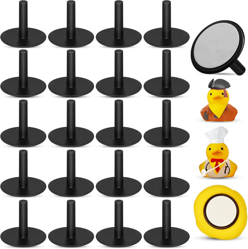 20 Piece Plastic Duck Holder Car, Rubber Duck Plug Ducks Display Fixed Mount Duck Holder