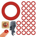 25 Piece 90430-08020 90430-08003 Outboard Lower Unit Oil Drain Gaskets for Yamaha 4 Stroke Outboard