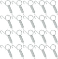 20 Piece Spring Latch Hook Pet Door Latch Spring Cage Latch Cage Lock Metal Finger Spring Door Hook for Fixing