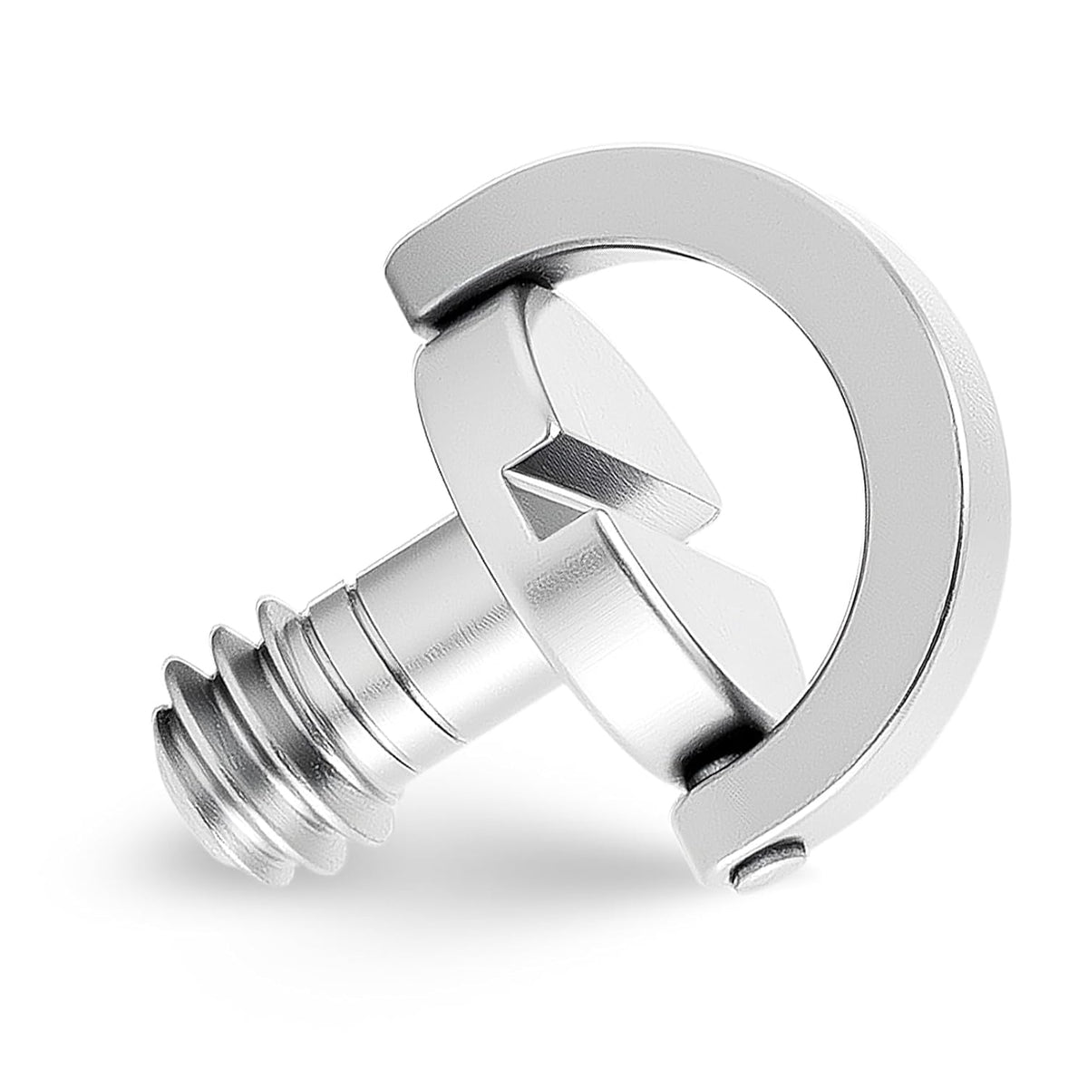 10 Pack Stainless Steel D Ring Screw Hinged Holder, 1/4"-20 Ring Camera Screws Tripod Camera Fixing Screwsfor Selfie