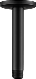 Shower Arm with Flange, 6 in Ceiling Mount Replacement Rain Shower Head Straight Arm Ceiling-Mounted For Fixed Shower