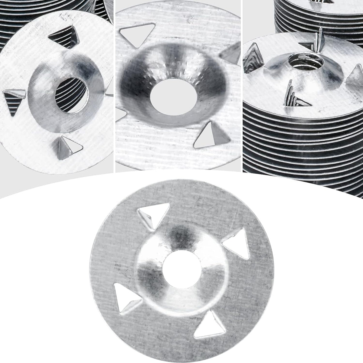 600 Piece Foam Board Fasteners – 1-1/8 Inch Metal Washers for Fixing Installation