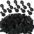 400 Piece Black Shade Cloth Plastic Clips Round Sunshade Net Fixing Clip Fabric Clips for Garden Anti Bird Netting