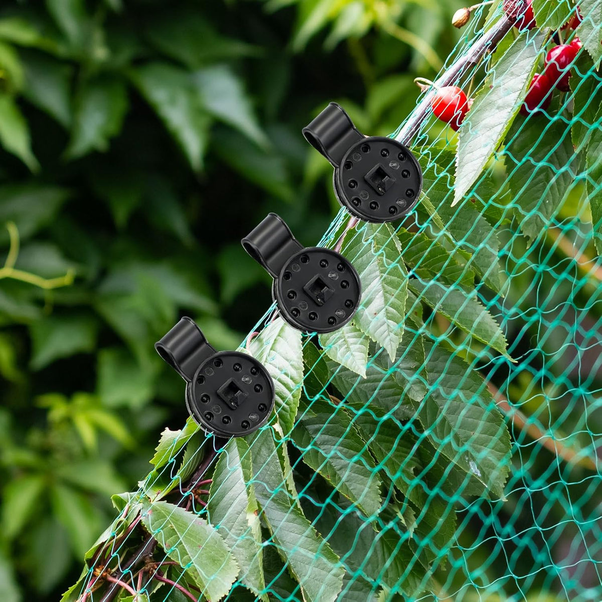 400 Piece Black Shade Cloth Plastic Clips Round Sunshade Net Fixing Clip Fabric Clips for Garden Anti Bird Netting