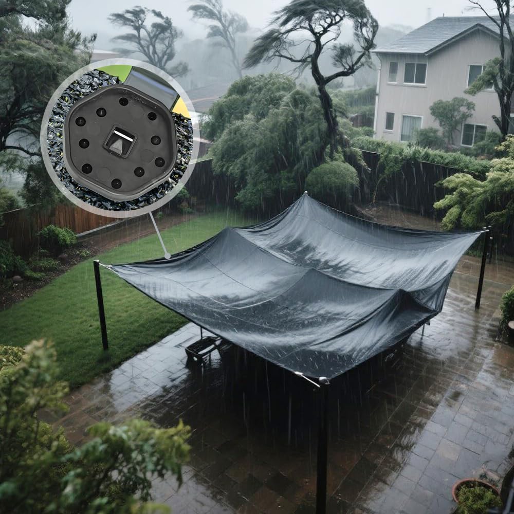 Shade Cloth Heavy Duty Lock Grip, 2026 New Greenhouse Shade Cloth Fix Clamp Tent Clips Windproof Awning Clamp Grip