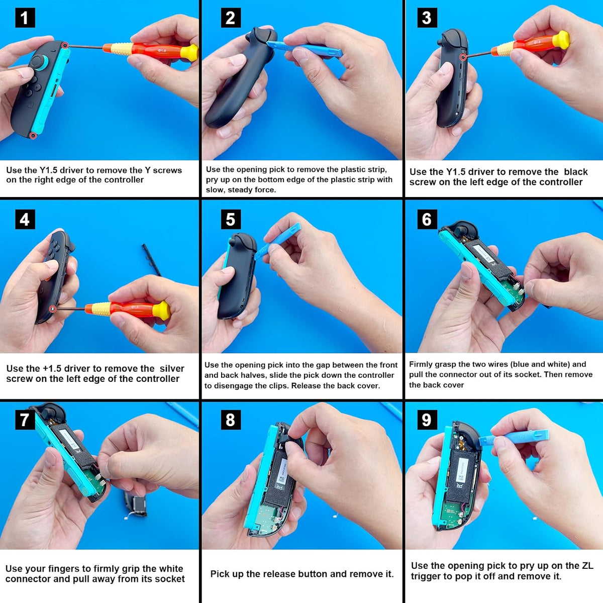 Replacement Joysticks for Nintendo Switch 2 Joycon Controller (2025)