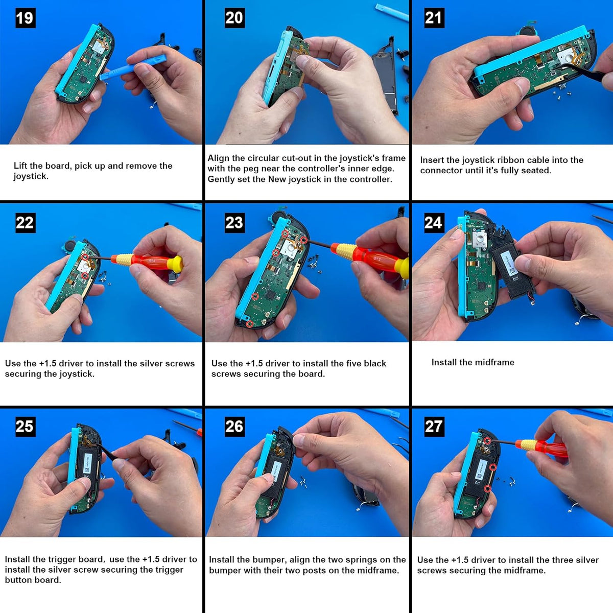 Replacement Joysticks for Nintendo Switch 2 Joycon Controller (2025)