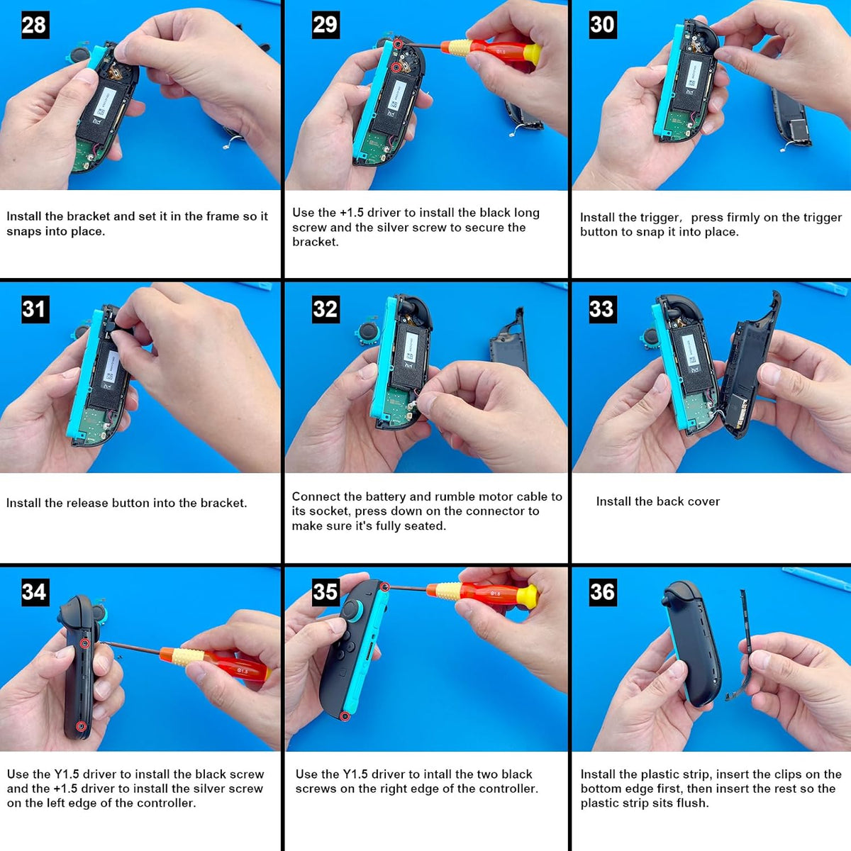 Replacement Joysticks for Nintendo Switch 2 Joycon Controller (2025)