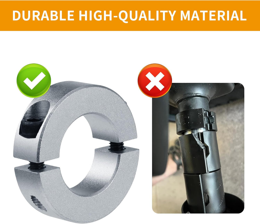 2 Packs Fix Sinking Office Chair, Gas Lift Cylinder Clamp Holder, Office Chair Saver Kit Adjust Chair Height and Stop