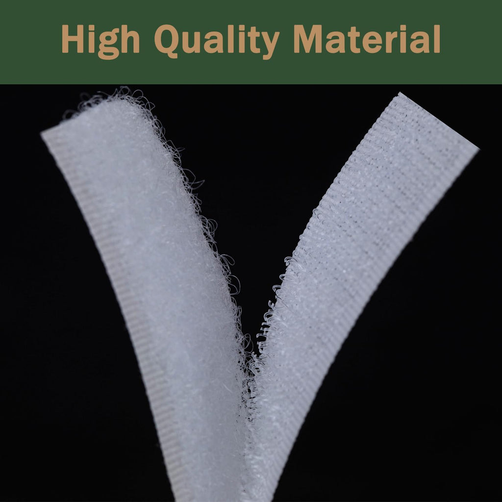 2 Inch Wide Hook and Loop Tape, Excellent Grip, Strong Adhesive Back, Nylon Self-Adhesive Fastener Strips for Fixing
