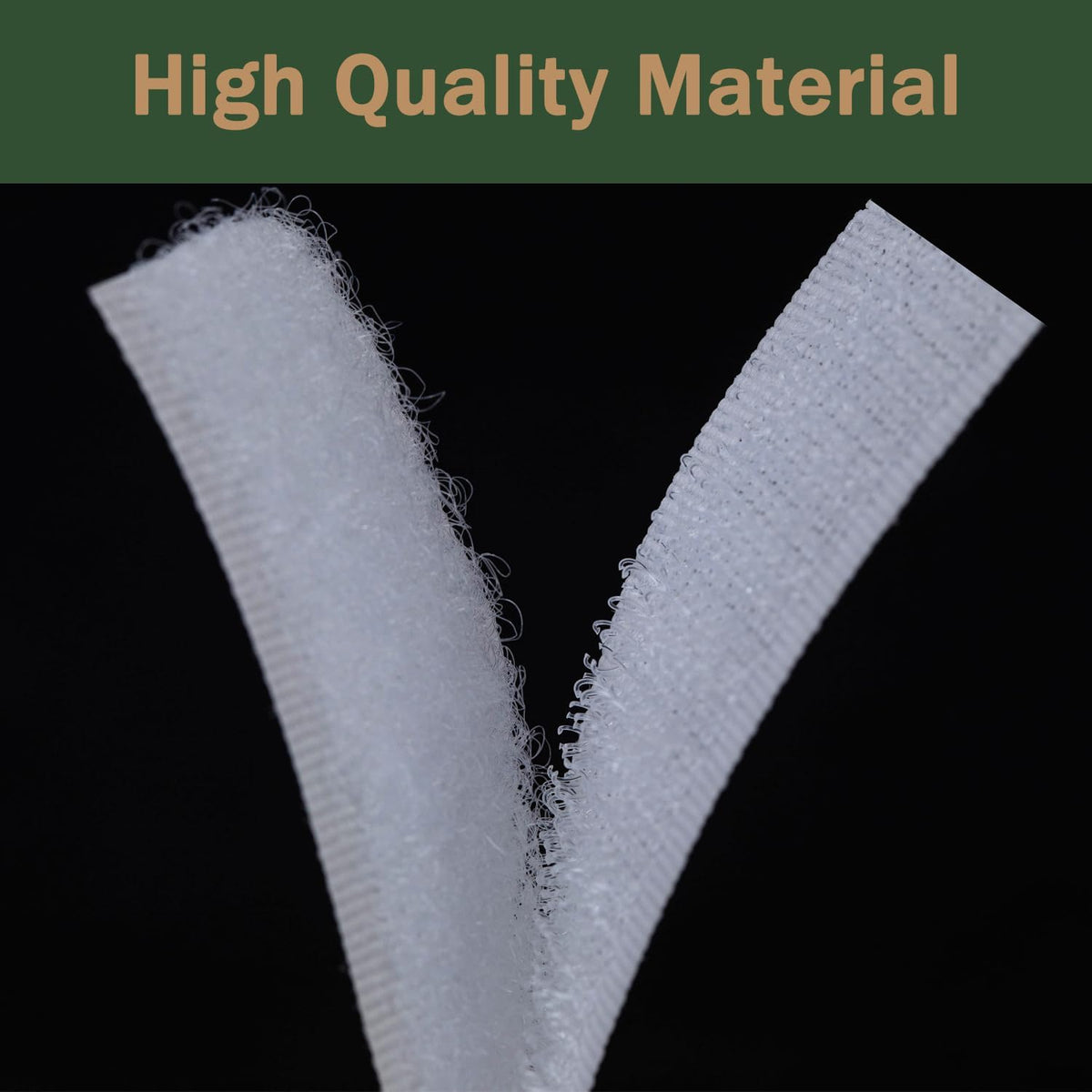 2 Inch Wide Hook and Loop Tape, Excellent Grip, Strong Adhesive Back, Nylon Self-Adhesive Fastener Strips for Fixing