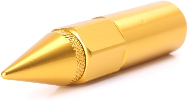 M12 × 1.5 Extended Spike Wheel Nuts – 20 Piece – Gold