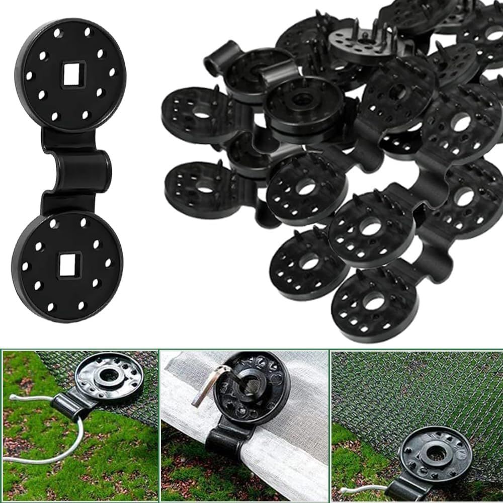Shade Cloth Heavy Duty Lock Grip, 2023 New Shade Cloth Plastic Clips Windproof Awning Clamp Grip