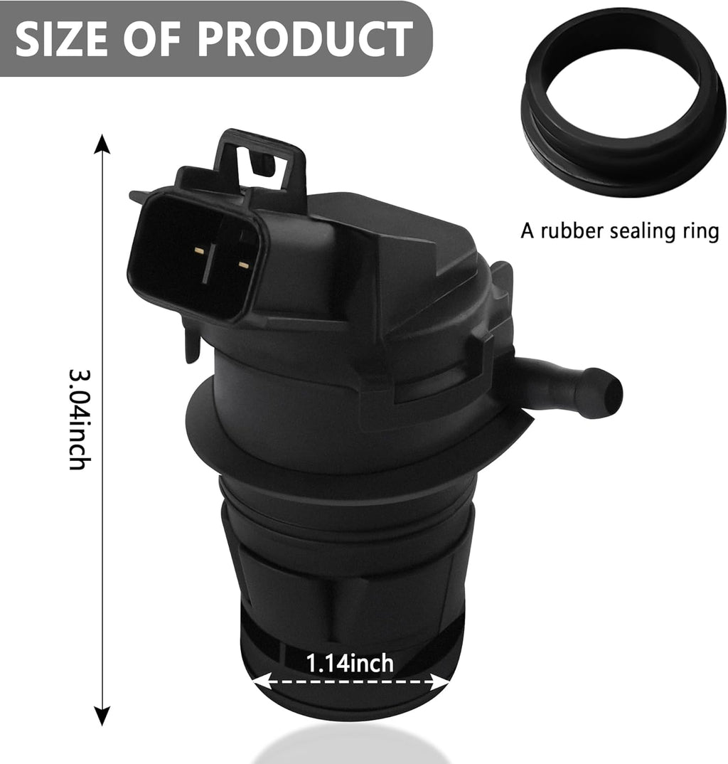 Windshield Washer Pump Replacement OEM#85330-60190,85330-AE010 with Grommet,Windshield Wiper Pump for