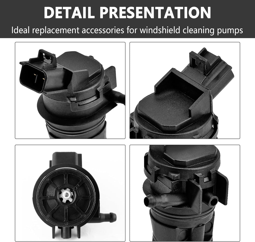 Windshield Washer Pump Replacement OEM#85330-60190,85330-AE010 with Grommet,Windshield Wiper Pump for