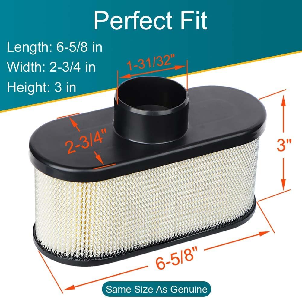 2 Pack FR691V Air Filter for Kawasaki FR651V FR730V FS481V FS541V FS600V FS651V FS691V FS730V Engine