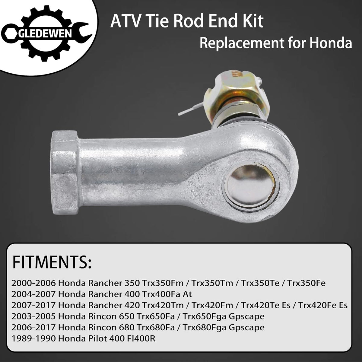 Tie Rod End & Ball Joint Kit for Honda Rancher / Rincon ATV