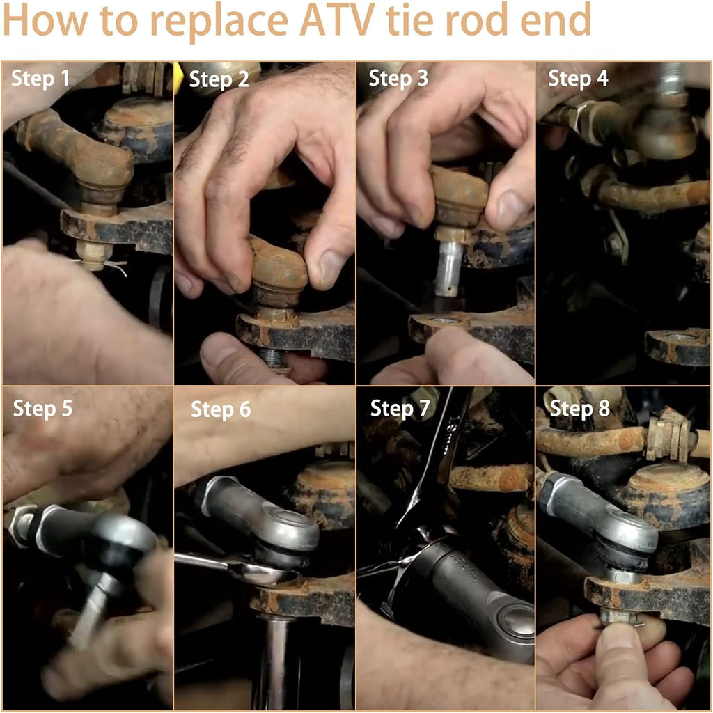 Tie Rod End & Ball Joint Kit for Honda Rancher / Rincon ATV