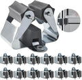 Petluno Broom Holder – Tool Holder Broom Wall Mount System Multi Wall Holder Mounting System Garden Tools Set