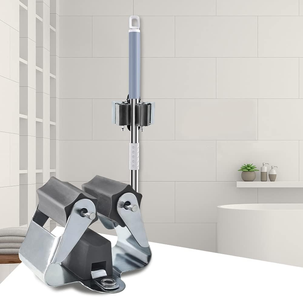 Petluno Broom Holder – Tool Holder Broom Wall Mount System Multi Wall Holder Mounting System Garden Tools Set