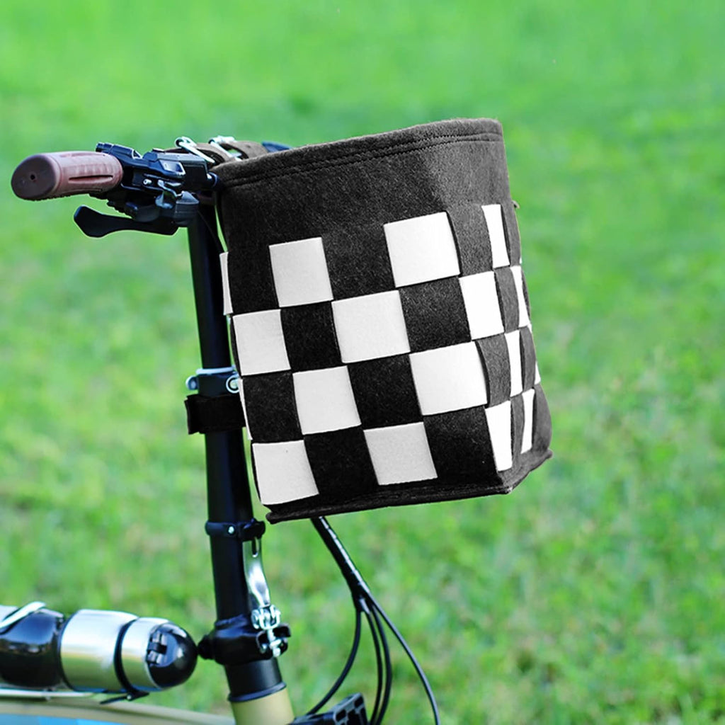 Bike Basket with a Fixed Holder, Kids' Small Scooter Tricycle Accessories Kit Bells Tools