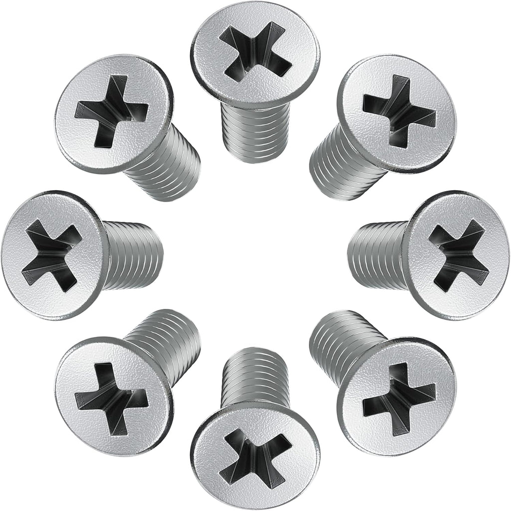 8 Piece Screw Rotor Brake Disc Retaining 93600-06014-0H – Set is Best Replacement for Honda, Acura, Hyundai, Kia