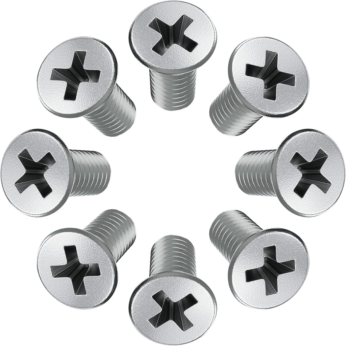 8 Piece Screw Rotor Brake Disc Retaining 93600-06014-0H – Set is Best Replacement for Honda, Acura, Hyundai, Kia