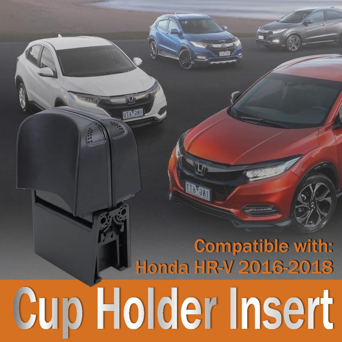Honda HR-V Cup Holder Insert – 2016–2018 – Replaces 77230-T7W-A02ZA