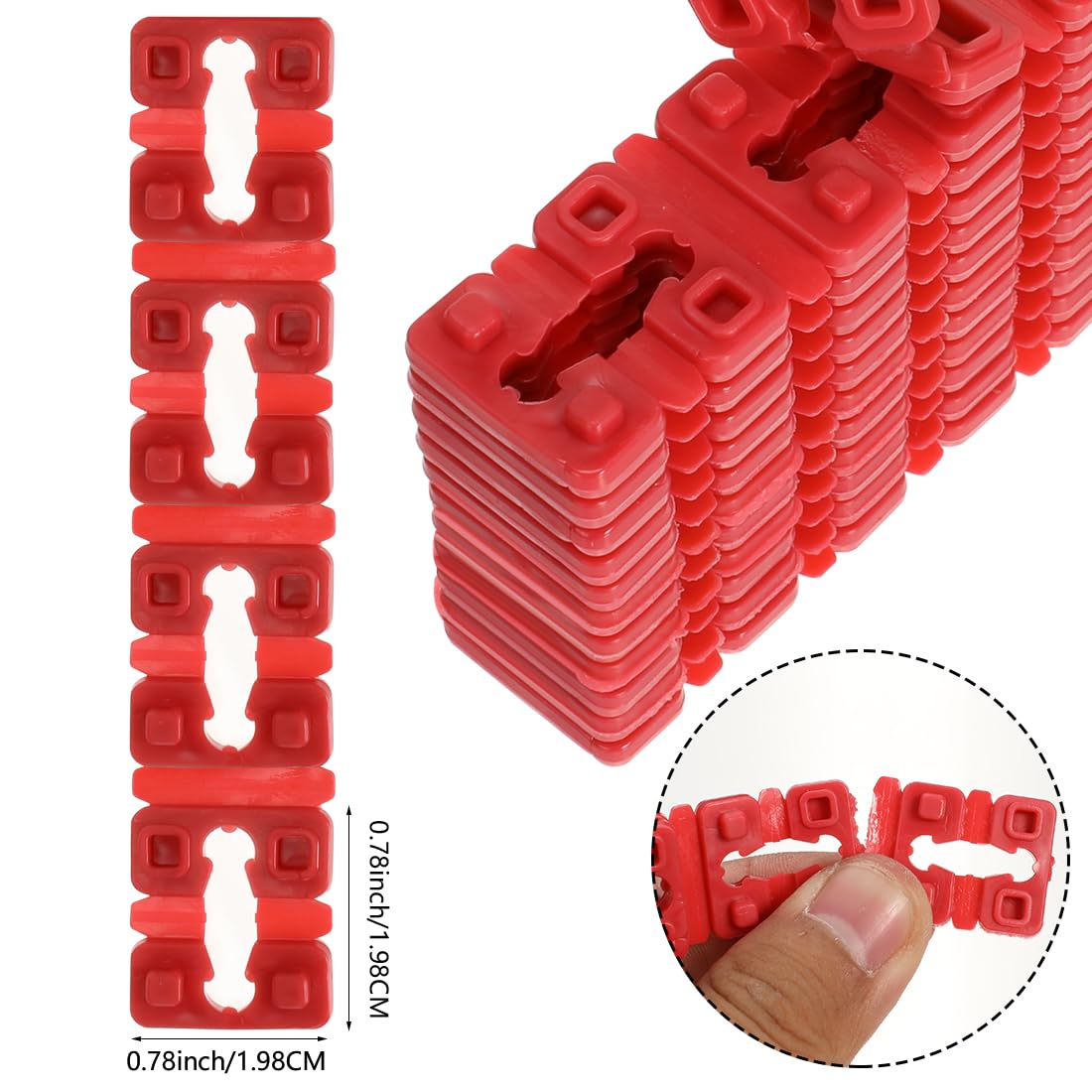 Outlet Spacers Switch and Receptacle Spacer 48 Piece Socket Spacers Plastic Shims for Electrical Box Extender Loose