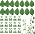 100 Piece Plant Climbing Wall Fixture Clips Self-Adhesive Hook Vines Traction Clips Invisible Holder Garden Green