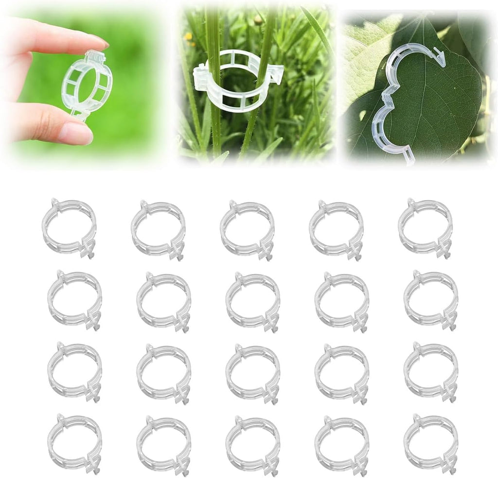 Plastic Plant Clips Essential Garden Tools, Plant Support Clips Tomato Grape Vine Vegetables Plant Fixing Clips