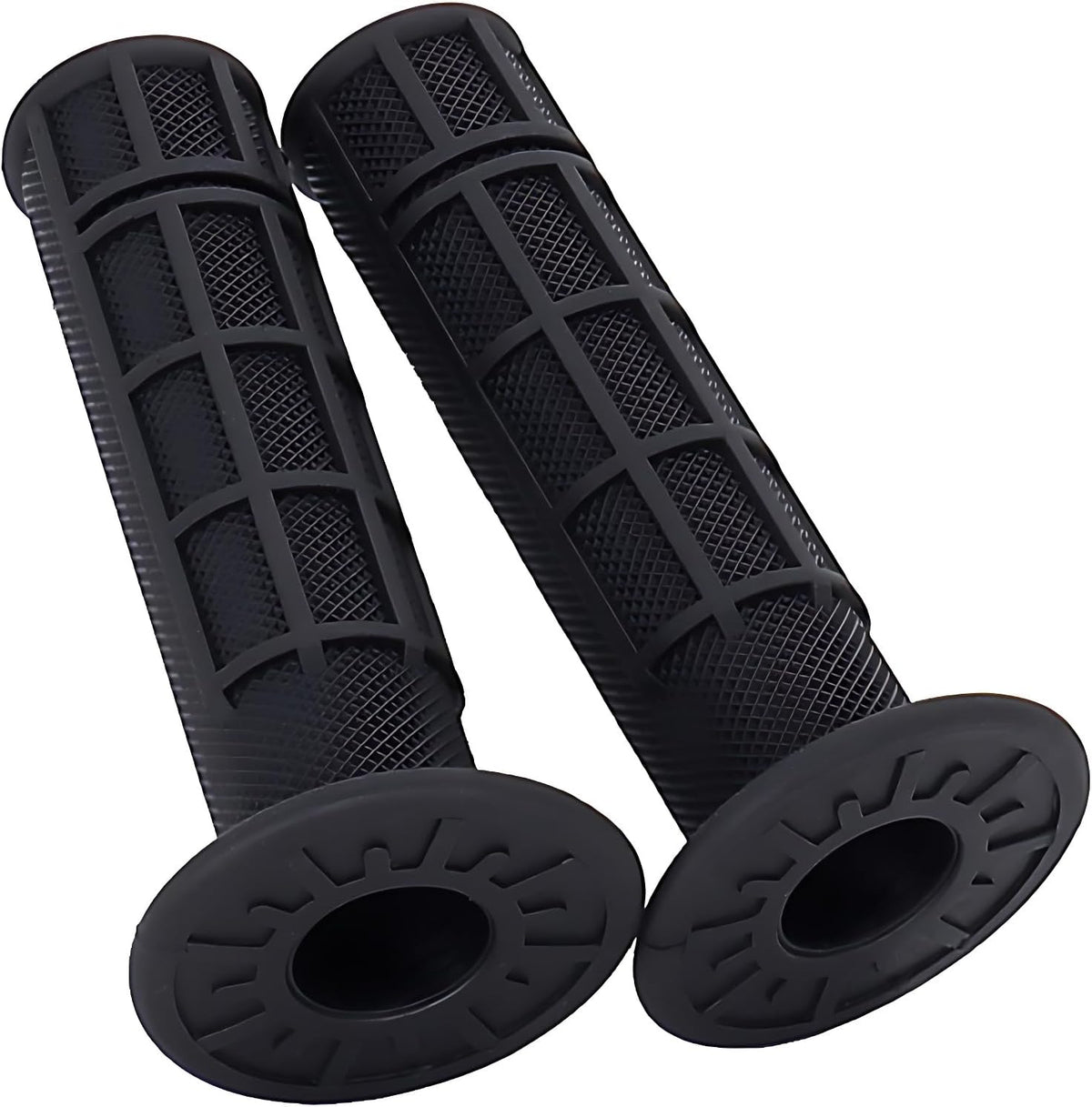 7/8in ATV Soft Rubber Hand Grips – Black