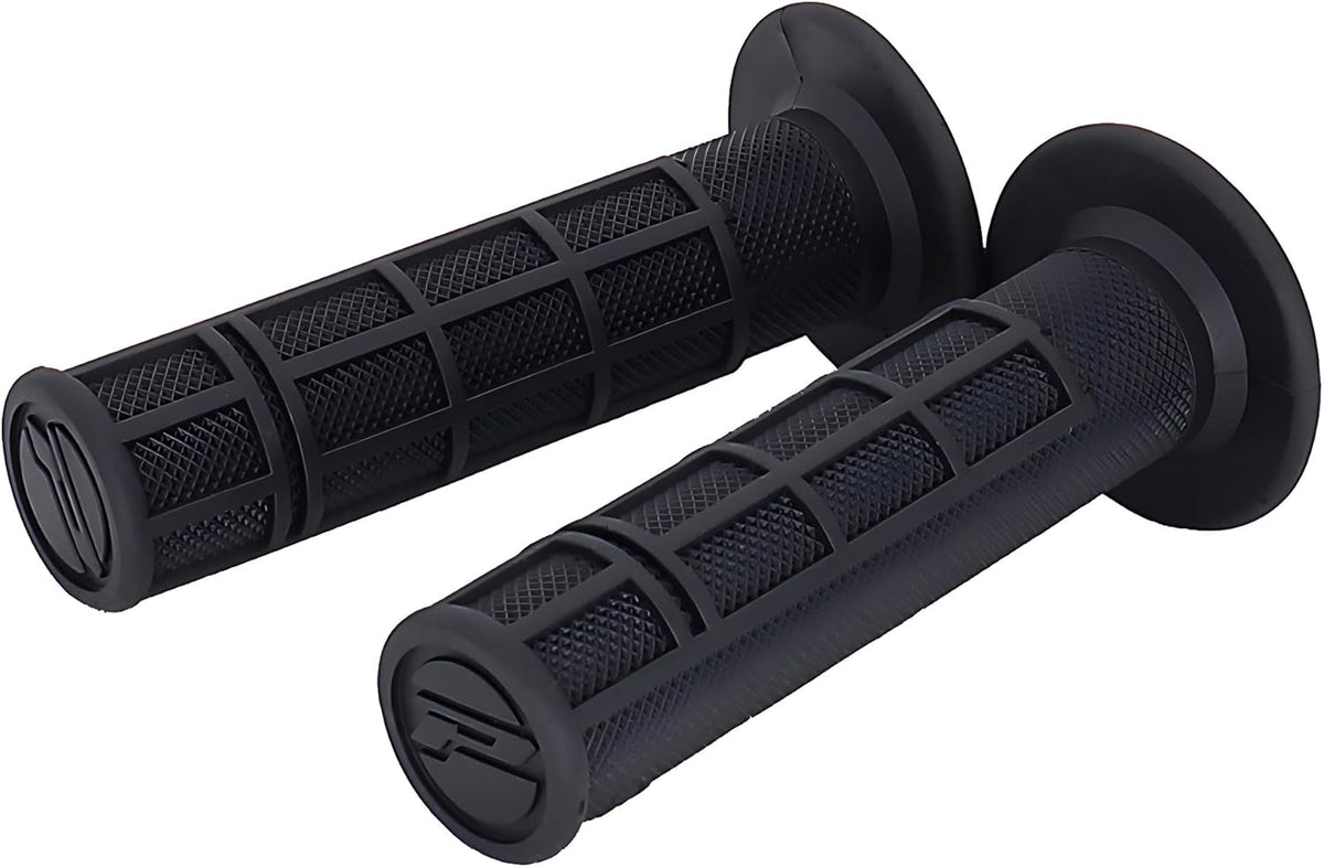 7/8in ATV Soft Rubber Hand Grips – Black