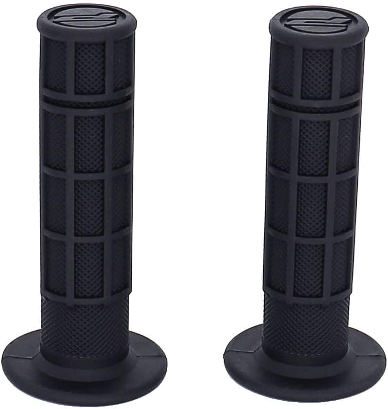7/8in ATV Soft Rubber Hand Grips – Black