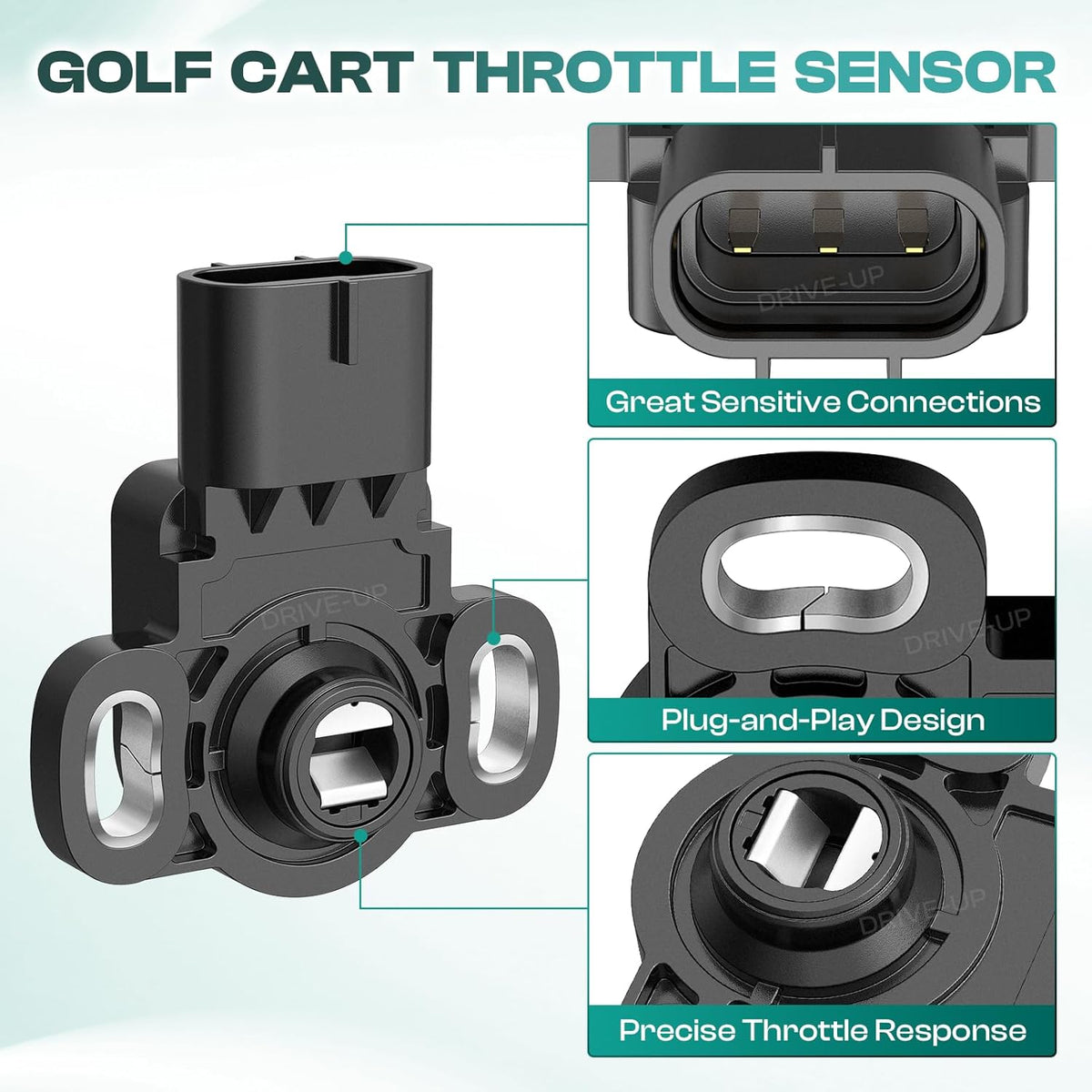 Golf Cart Throttle Sensor for Yamaha G29 Electric 2012-Up Models Drive 2 and 3 OEM JW9-H5885-00-00