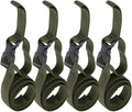 4 Piece Backpack Straps, Straps with Buckles Hip Belt Replacement Double Safety Buckle Baggage Packing Suitcase Fixed
