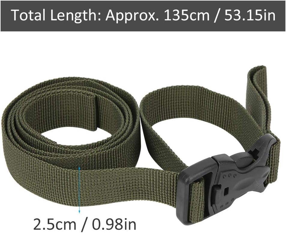 4 Piece Backpack Straps, Straps with Buckles Hip Belt Replacement Double Safety Buckle Baggage Packing Suitcase Fixed