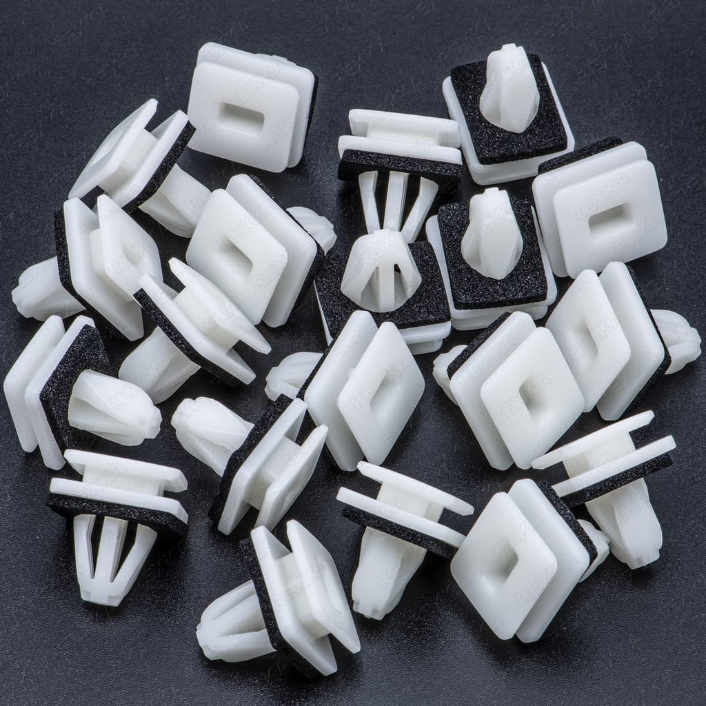 Rexka 20 Piece Front Lower Fender Rocker Molding Retainer Clip Fastener 91504-SP1-003 for Honda Acura Accord Civic