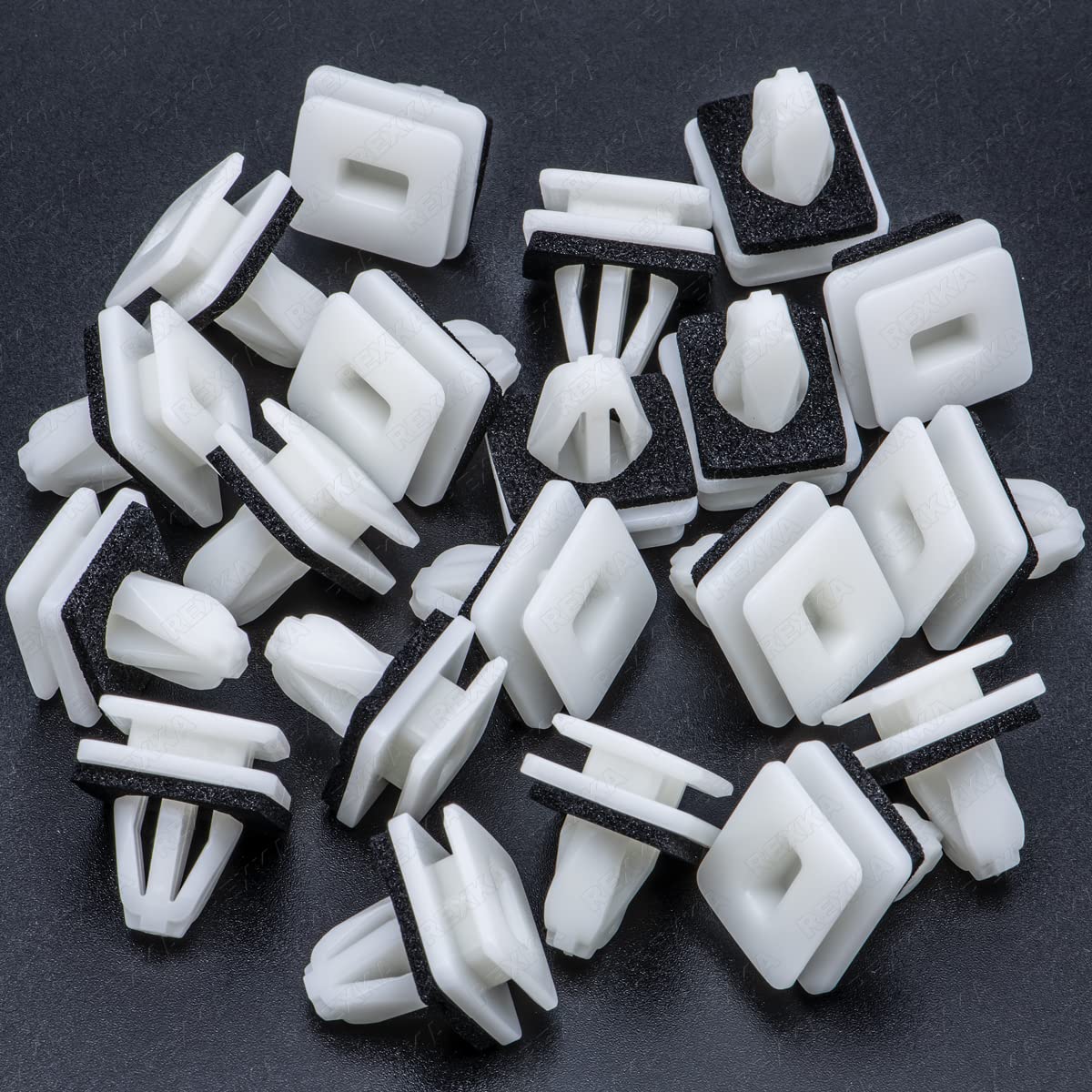 Rexka 20 Piece Front Lower Fender Rocker Molding Retainer Clip Fastener 91504-SP1-003 for Honda Acura Accord Civic