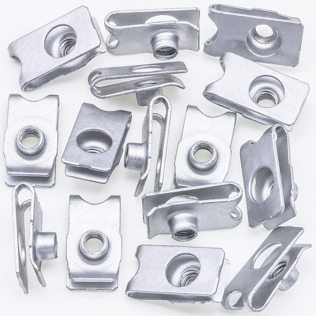 Rexka 10 Piece M6-1.0 Bumper Cover Retainer U Nut for Honda Acura 90675-SA5-003 Accord Civic CR-V CRX