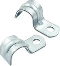 Biaungdo 30 Piece M12 Rigid Pipe Strap, 1/2 Inch Zinc Plated Steel One Hole Strap Bracket Pipe Clamps Heavy Duty