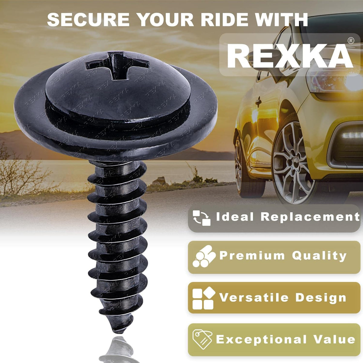 Honda / Acura Fender Liner & Splash Shield Screws – 50 Piece