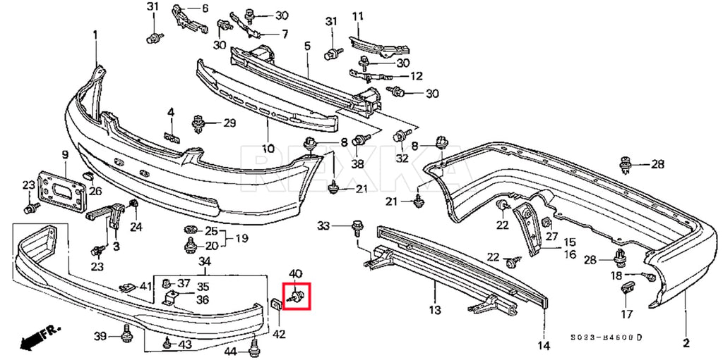 Honda / Acura Fender Liner & Splash Shield Screws – 50 Piece