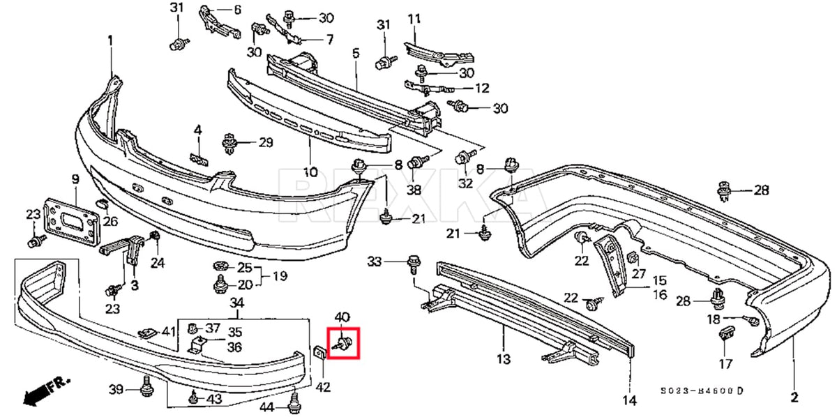 Honda / Acura Fender Liner & Splash Shield Screws – 50 Piece