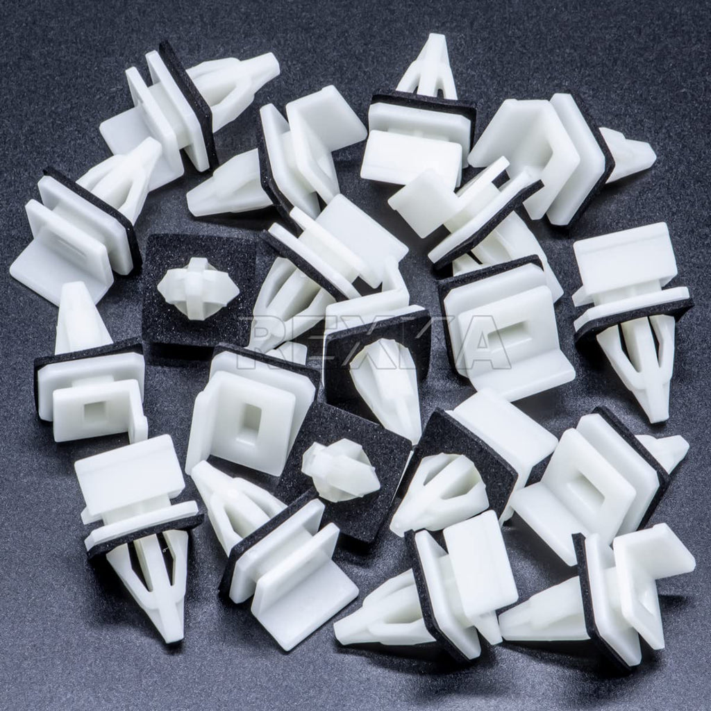 Rexka 20 Piece Rocker Panel Moulding Clip for Honda Acura 91513-SM4-000 Accord, Civic, Civic Del Sol, Cr-v, Element