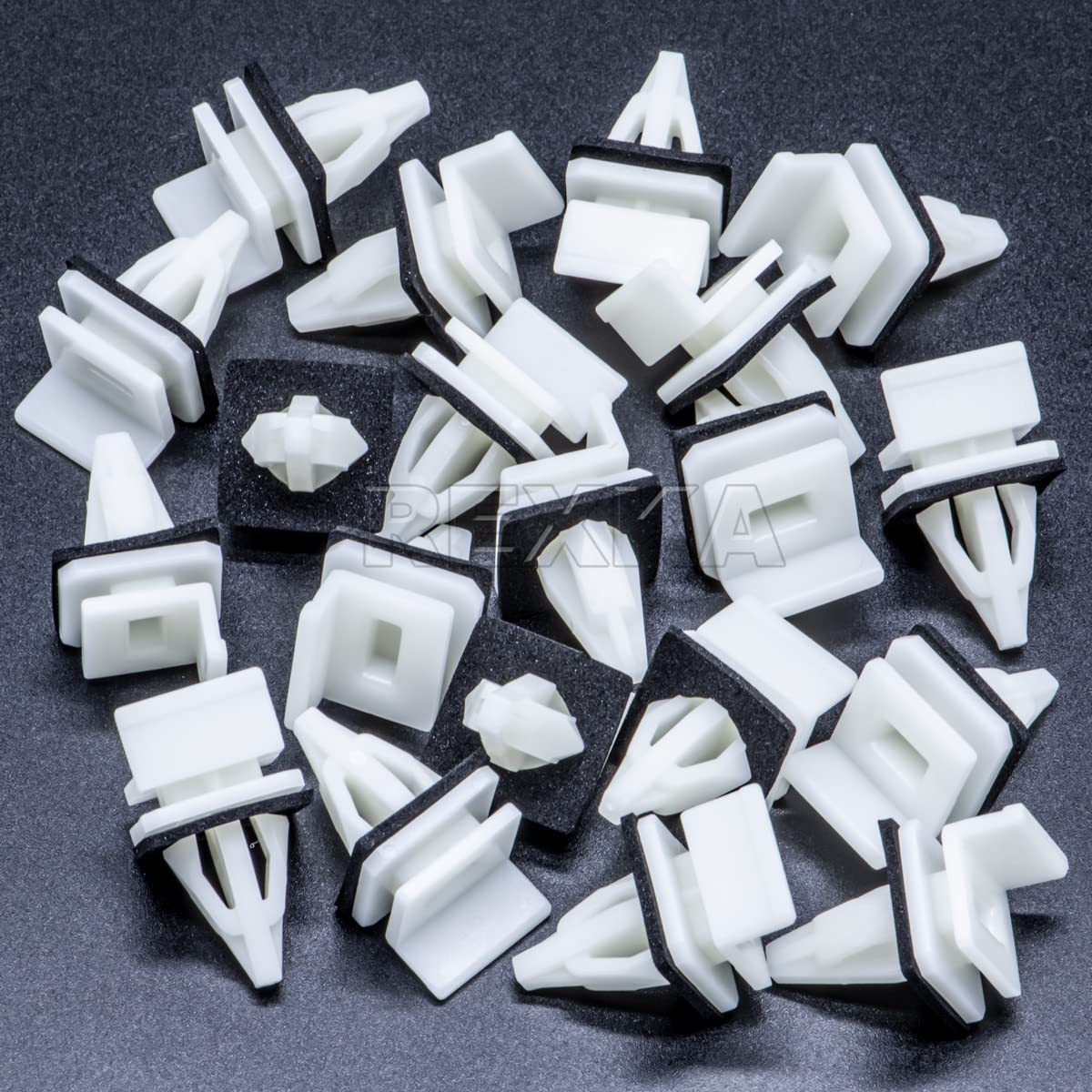 Rexka 20 Piece Rocker Panel Moulding Clip for Honda Acura 91513-SM4-000 Accord, Civic, Civic Del Sol, Cr-v, Element