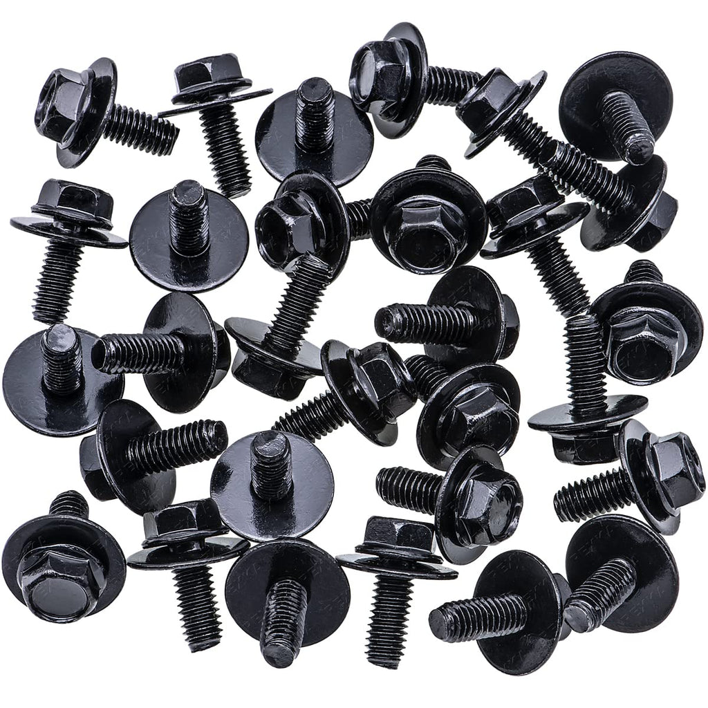 Mazda Fender Liner & Headlamp Screws – M6-1.0 × 15mm – 30 Pack – Replaces 9GG600616T