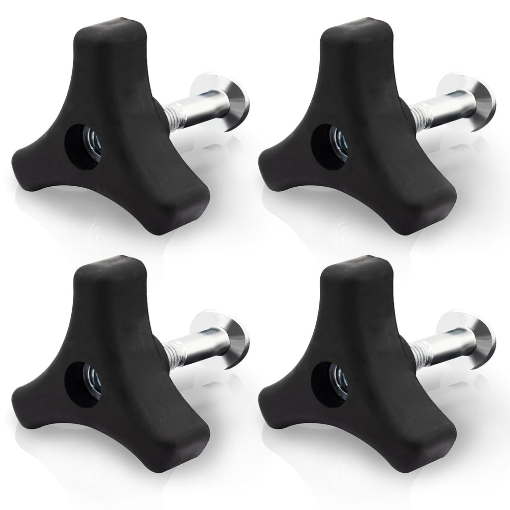 Universal Lawn Mower Handle Bolt & Triangle Knob Set – 4 Sets