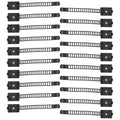 20 Piece Adjustable Cable Clips with Adhesive Wire Fixing Holder Set for Home Office